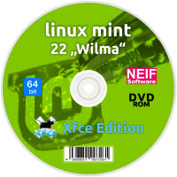 Linux Mint 22 "Wilma" Xfce auf DVD